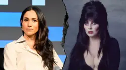 Horror hostess Elvira trolls Meghan Markle over pandemic hair dye comparison