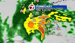 Heavy rain and strong wind tonight